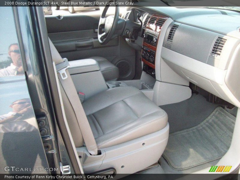 Steel Blue Metallic / Dark/Light Slate Gray 2008 Dodge Durango SLT 4x4