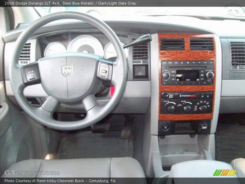 Steel Blue Metallic / Dark/Light Slate Gray 2008 Dodge Durango SLT 4x4