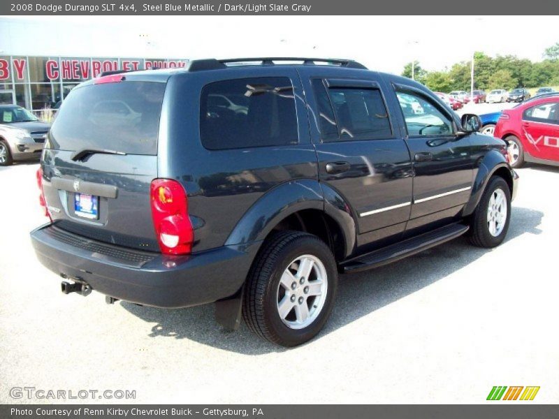 Steel Blue Metallic / Dark/Light Slate Gray 2008 Dodge Durango SLT 4x4