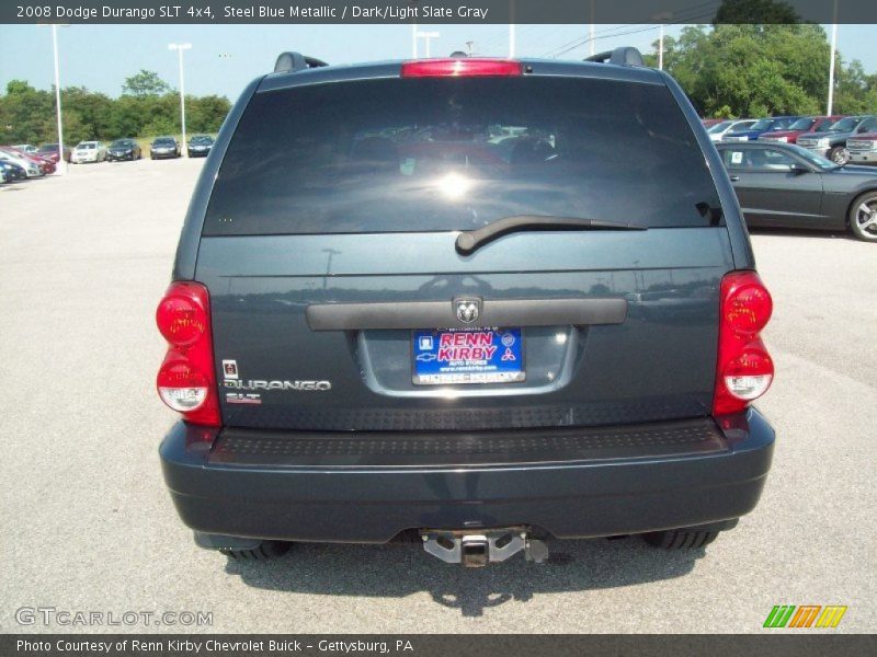 Steel Blue Metallic / Dark/Light Slate Gray 2008 Dodge Durango SLT 4x4