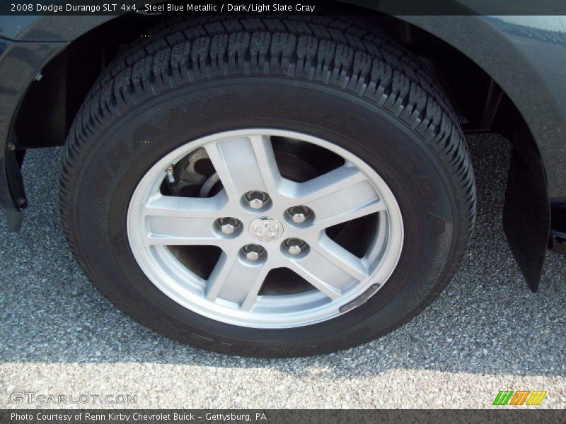 Steel Blue Metallic / Dark/Light Slate Gray 2008 Dodge Durango SLT 4x4