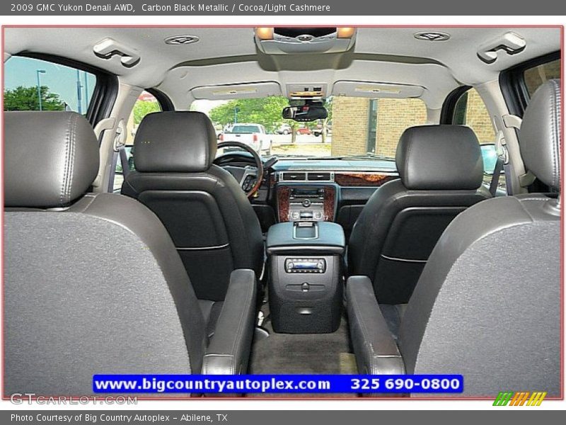 Carbon Black Metallic / Cocoa/Light Cashmere 2009 GMC Yukon Denali AWD