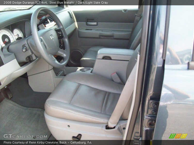 Steel Blue Metallic / Dark/Light Slate Gray 2008 Dodge Durango SLT 4x4
