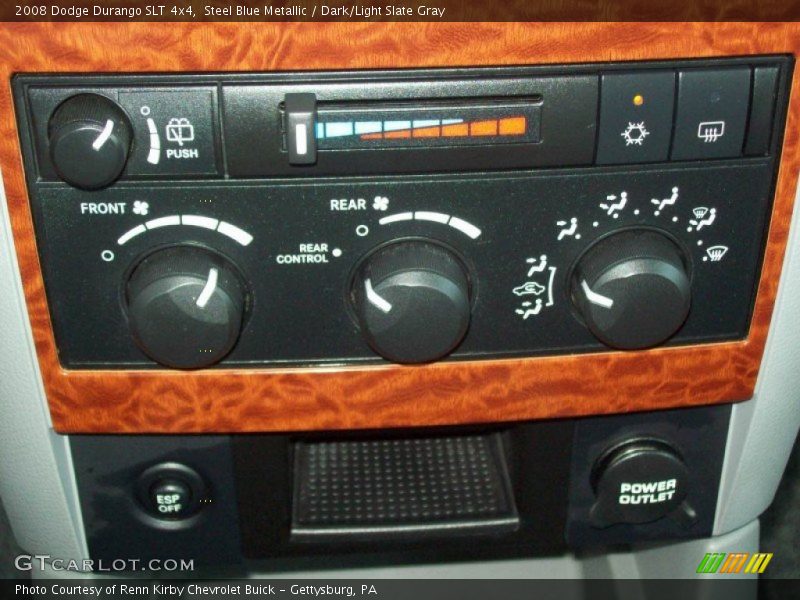 Steel Blue Metallic / Dark/Light Slate Gray 2008 Dodge Durango SLT 4x4