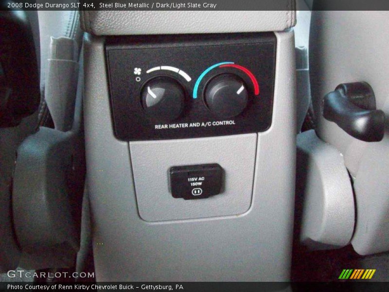 Steel Blue Metallic / Dark/Light Slate Gray 2008 Dodge Durango SLT 4x4