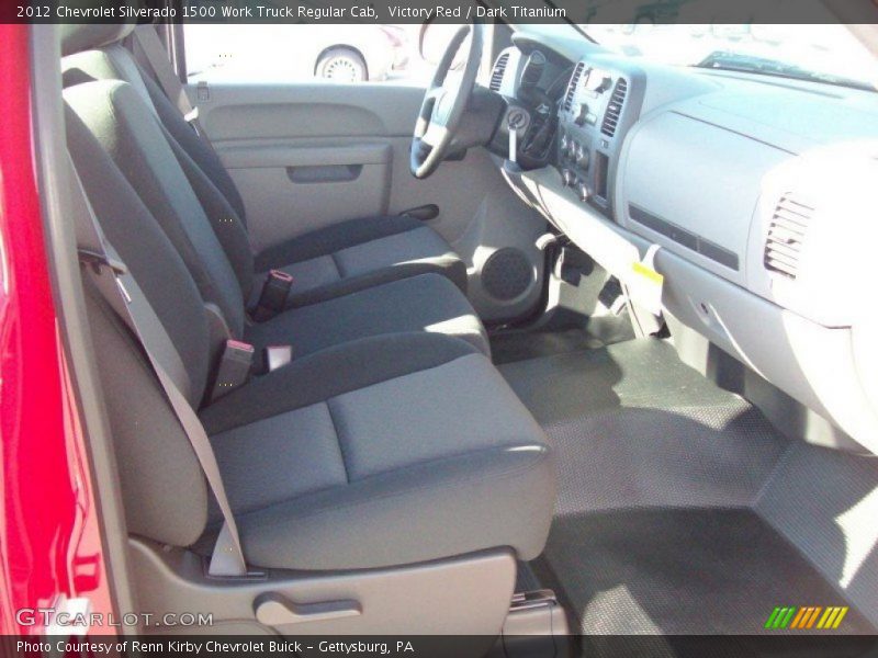 Victory Red / Dark Titanium 2012 Chevrolet Silverado 1500 Work Truck Regular Cab