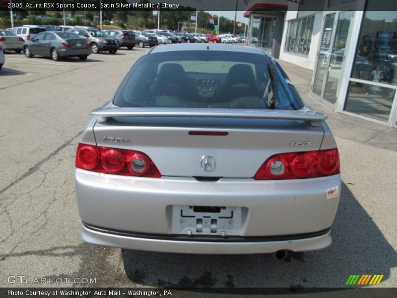 Satin Silver Metallic / Ebony 2005 Acura RSX Sports Coupe