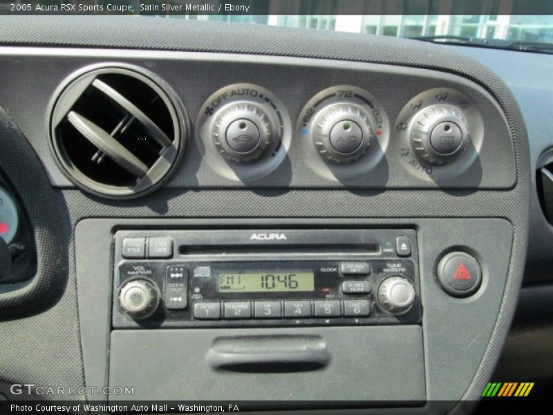 Controls of 2005 RSX Sports Coupe