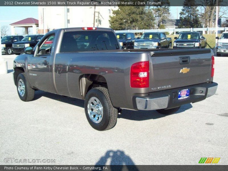 Mocha Steel Metallic / Dark Titanium 2012 Chevrolet Silverado 1500 Work Truck Regular Cab