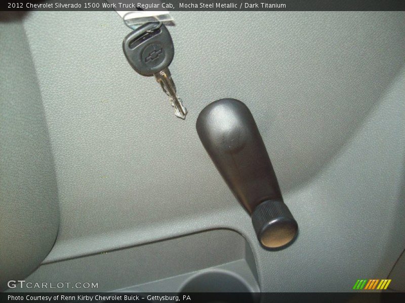 Mocha Steel Metallic / Dark Titanium 2012 Chevrolet Silverado 1500 Work Truck Regular Cab