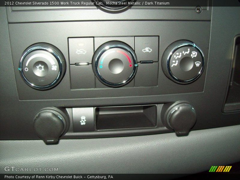 Mocha Steel Metallic / Dark Titanium 2012 Chevrolet Silverado 1500 Work Truck Regular Cab