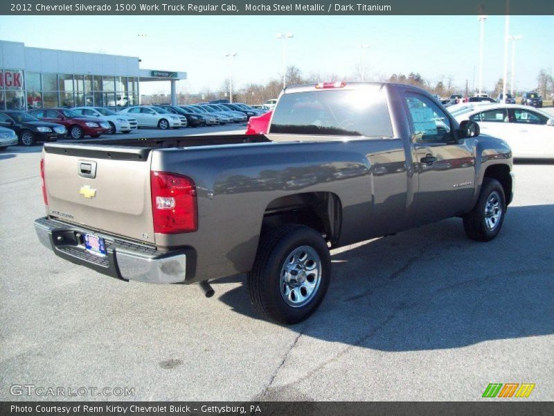 Mocha Steel Metallic / Dark Titanium 2012 Chevrolet Silverado 1500 Work Truck Regular Cab