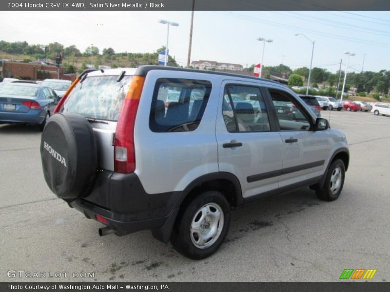 Satin Silver Metallic / Black 2004 Honda CR-V LX 4WD