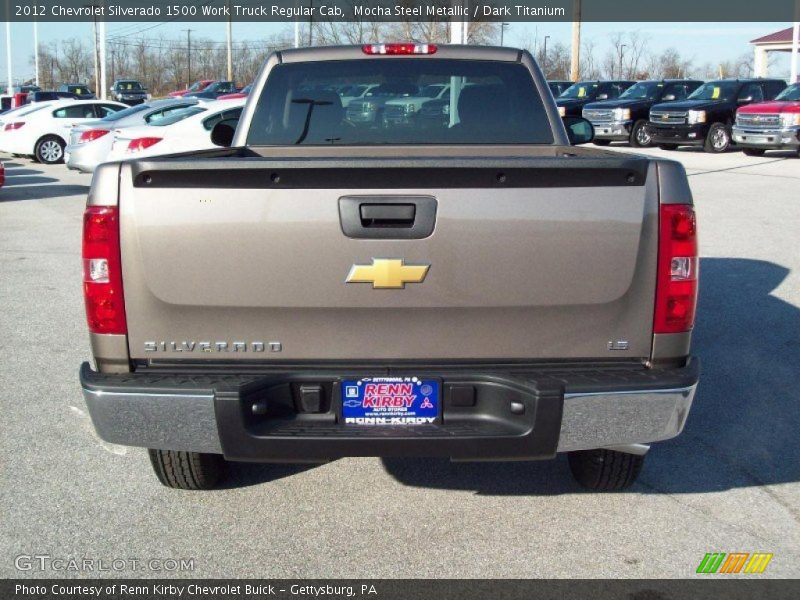 Mocha Steel Metallic / Dark Titanium 2012 Chevrolet Silverado 1500 Work Truck Regular Cab