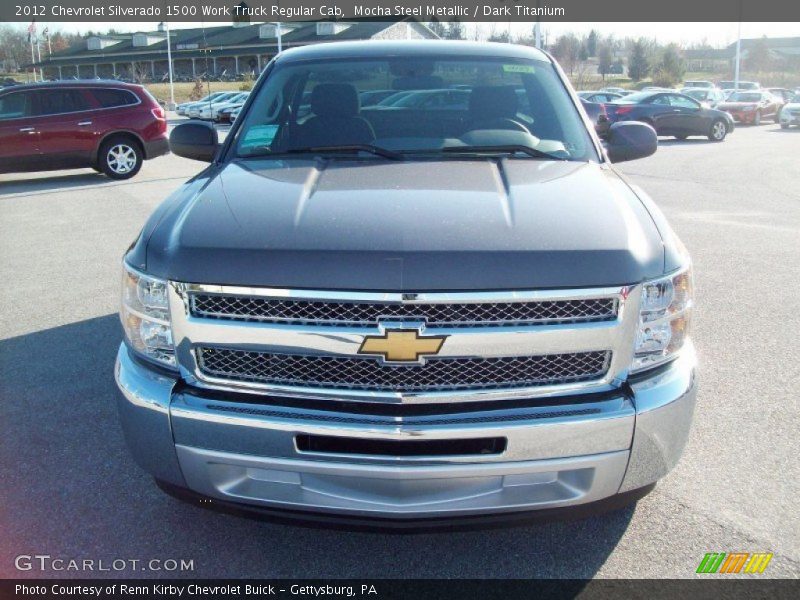 Mocha Steel Metallic / Dark Titanium 2012 Chevrolet Silverado 1500 Work Truck Regular Cab