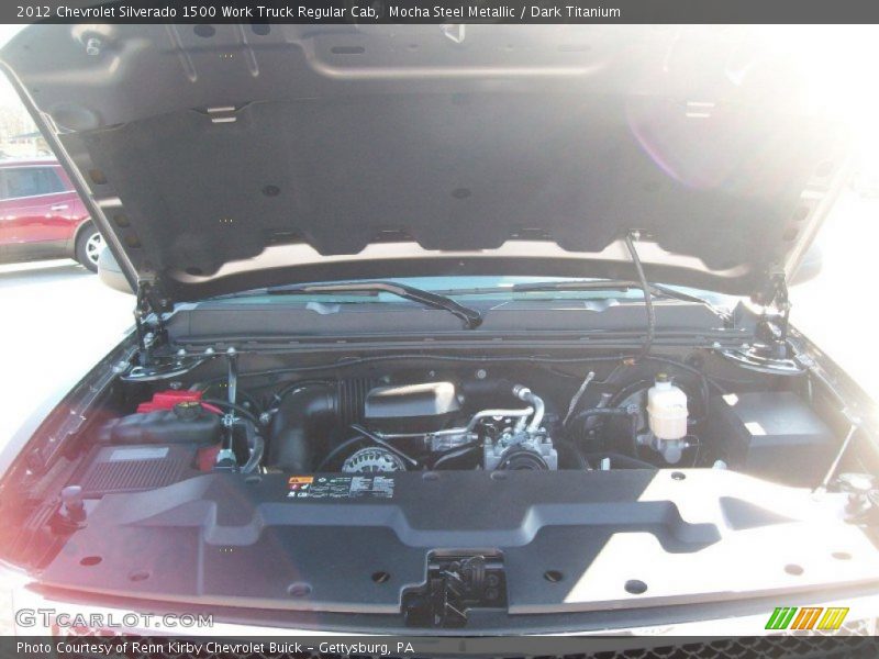 Mocha Steel Metallic / Dark Titanium 2012 Chevrolet Silverado 1500 Work Truck Regular Cab