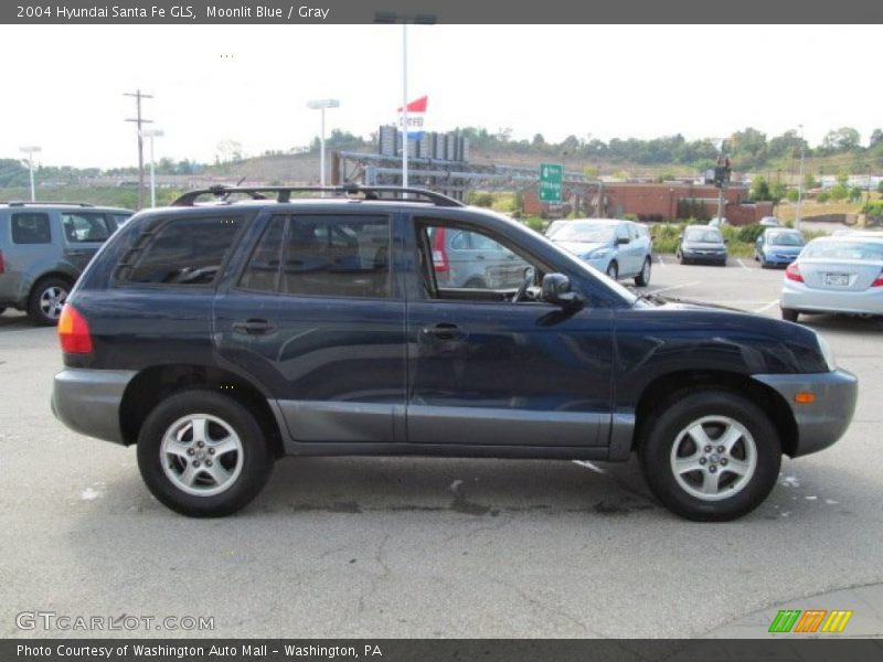 Moonlit Blue / Gray 2004 Hyundai Santa Fe GLS