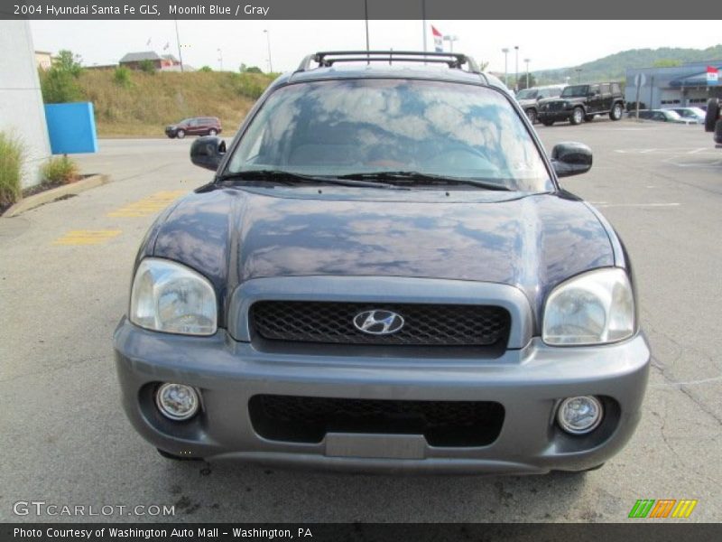 Moonlit Blue / Gray 2004 Hyundai Santa Fe GLS
