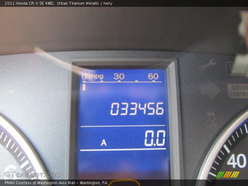 Urban Titanium Metallic / Ivory 2011 Honda CR-V SE 4WD