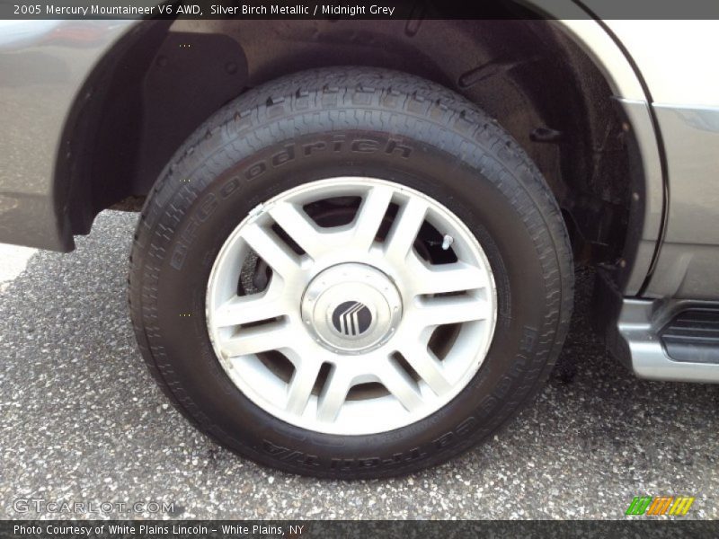 Silver Birch Metallic / Midnight Grey 2005 Mercury Mountaineer V6 AWD