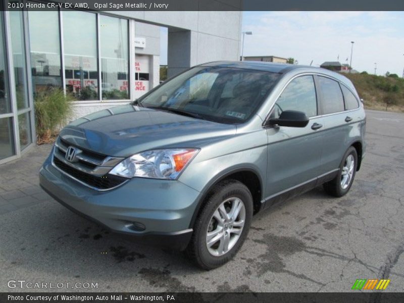 Opal Sage Metallic / Ivory 2010 Honda CR-V EX AWD