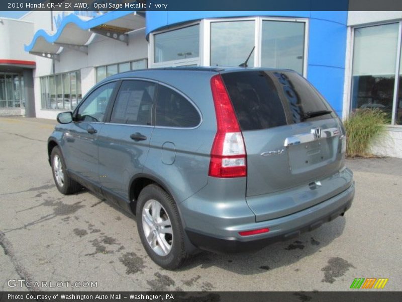 Opal Sage Metallic / Ivory 2010 Honda CR-V EX AWD