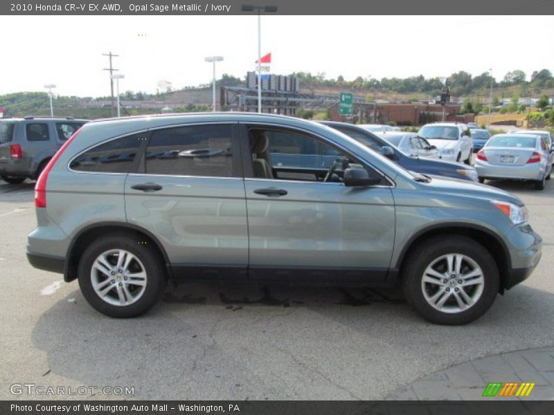 Opal Sage Metallic / Ivory 2010 Honda CR-V EX AWD