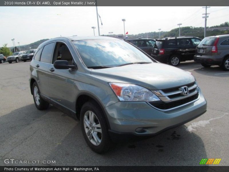 Opal Sage Metallic / Ivory 2010 Honda CR-V EX AWD