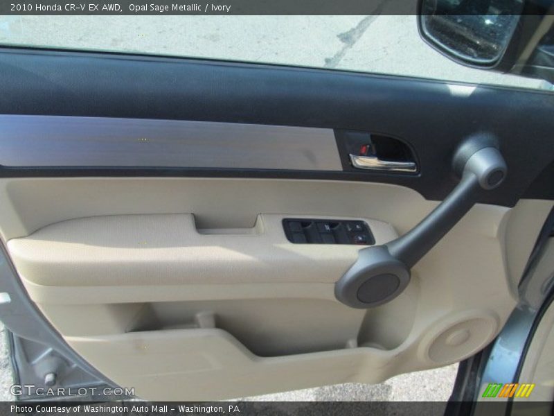 Opal Sage Metallic / Ivory 2010 Honda CR-V EX AWD