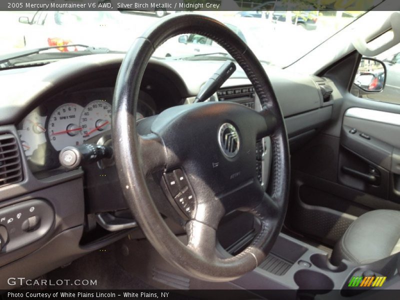 Silver Birch Metallic / Midnight Grey 2005 Mercury Mountaineer V6 AWD