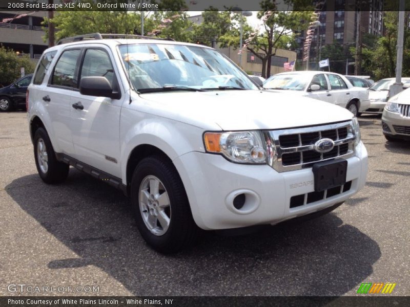 Oxford White / Stone 2008 Ford Escape XLS 4WD