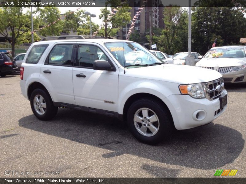 Oxford White / Stone 2008 Ford Escape XLS 4WD