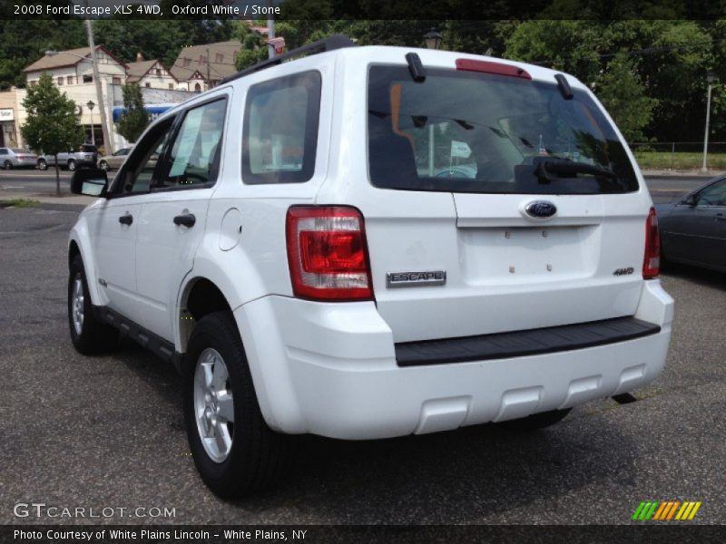 Oxford White / Stone 2008 Ford Escape XLS 4WD