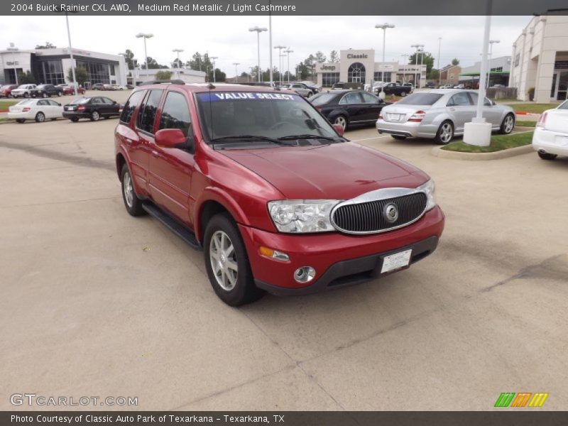 Medium Red Metallic / Light Cashmere 2004 Buick Rainier CXL AWD