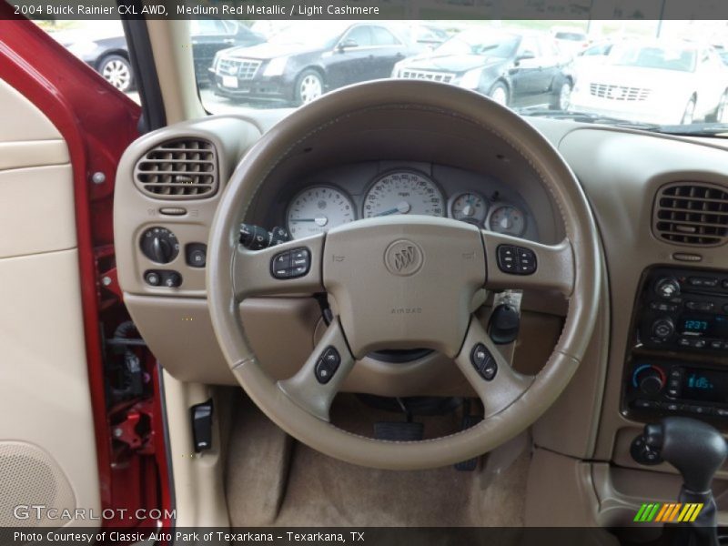 Medium Red Metallic / Light Cashmere 2004 Buick Rainier CXL AWD