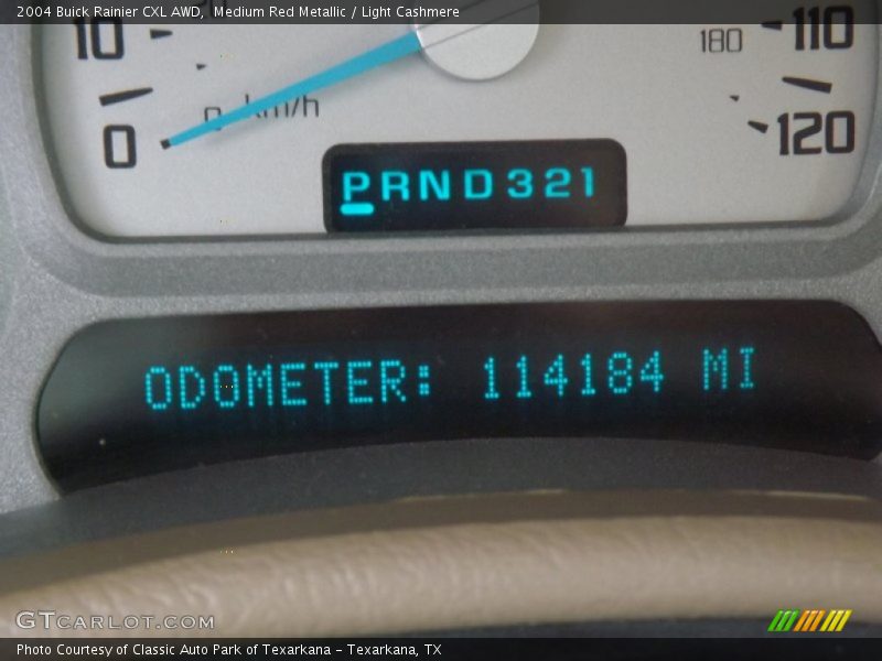 Medium Red Metallic / Light Cashmere 2004 Buick Rainier CXL AWD
