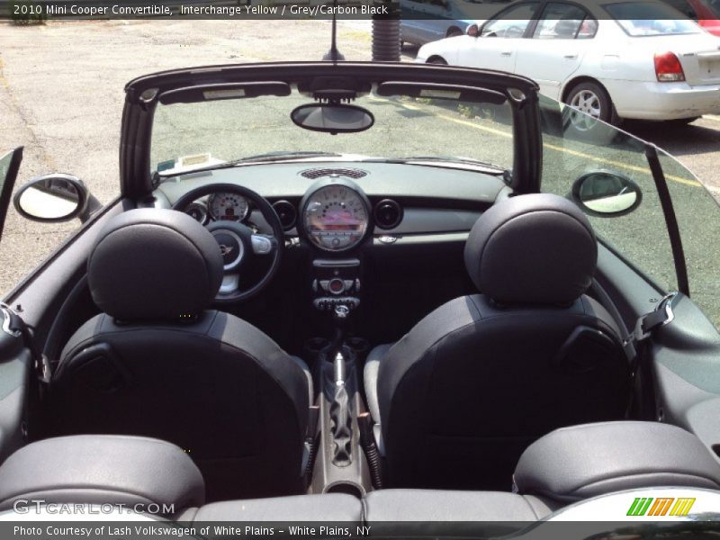 Interchange Yellow / Grey/Carbon Black 2010 Mini Cooper Convertible