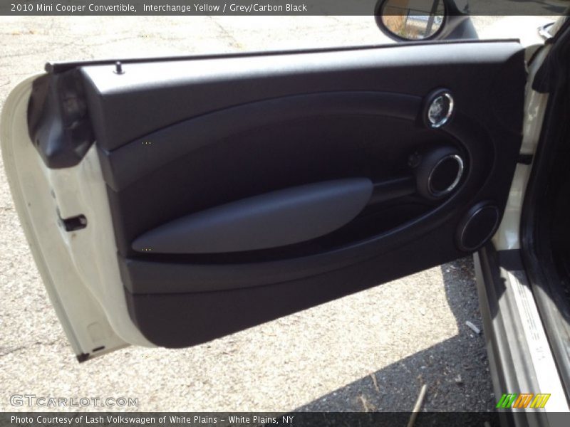 Interchange Yellow / Grey/Carbon Black 2010 Mini Cooper Convertible