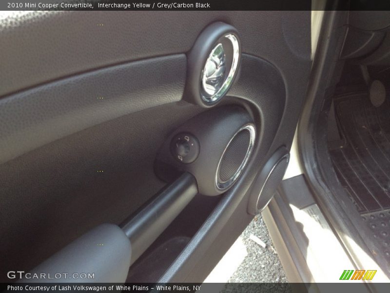 Interchange Yellow / Grey/Carbon Black 2010 Mini Cooper Convertible