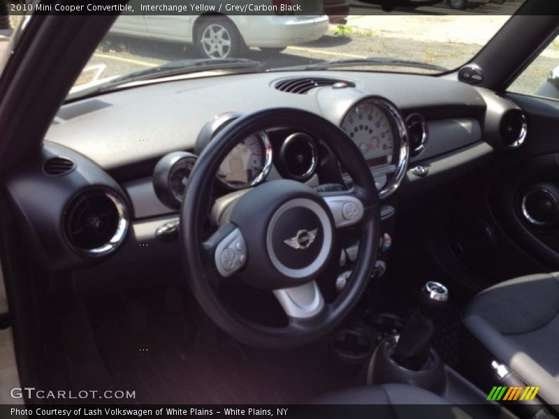 Interchange Yellow / Grey/Carbon Black 2010 Mini Cooper Convertible