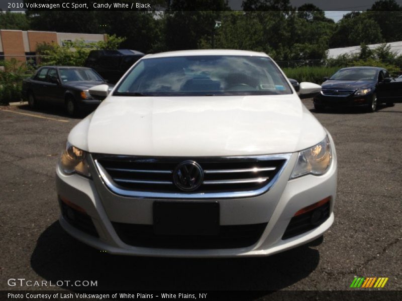 Candy White / Black 2010 Volkswagen CC Sport
