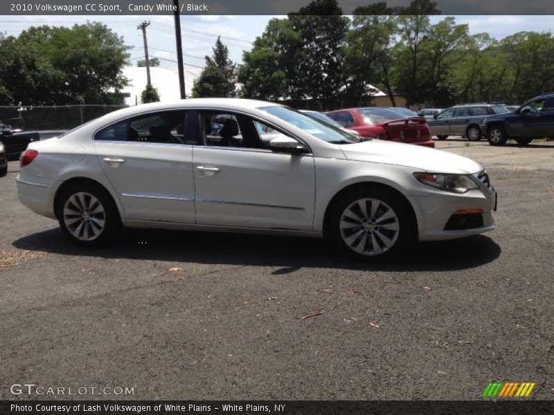 Candy White / Black 2010 Volkswagen CC Sport