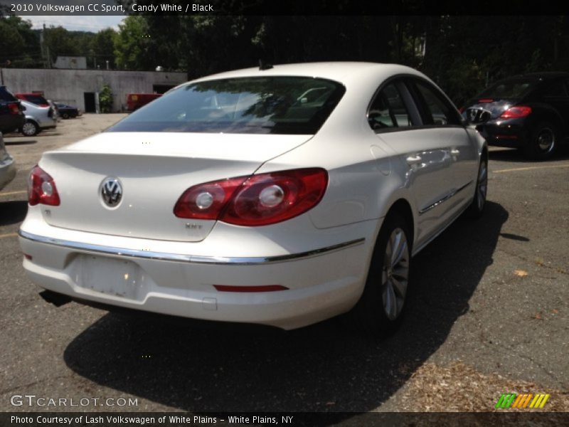 Candy White / Black 2010 Volkswagen CC Sport