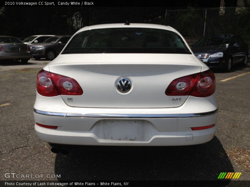 Candy White / Black 2010 Volkswagen CC Sport