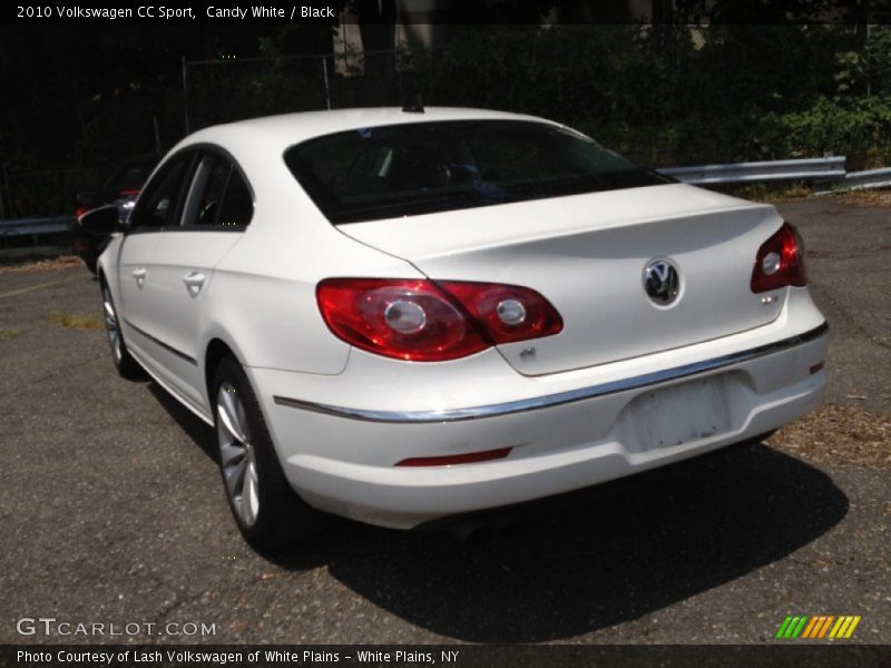 Candy White / Black 2010 Volkswagen CC Sport