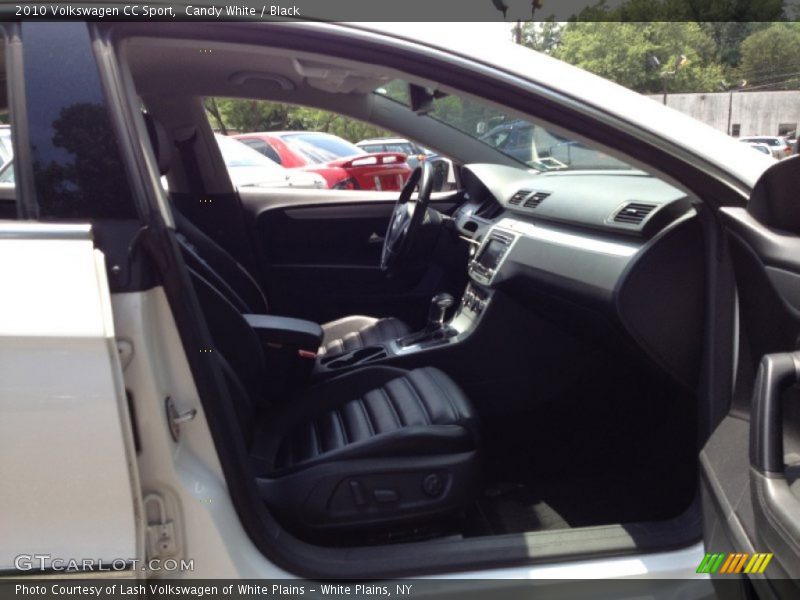 Candy White / Black 2010 Volkswagen CC Sport