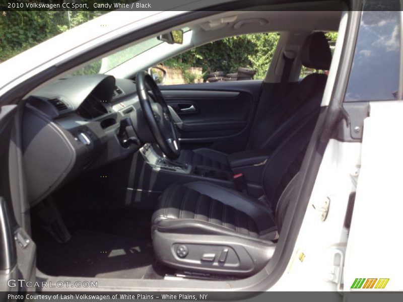 Candy White / Black 2010 Volkswagen CC Sport
