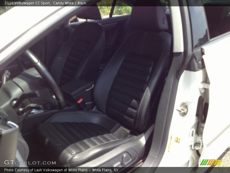 Candy White / Black 2010 Volkswagen CC Sport
