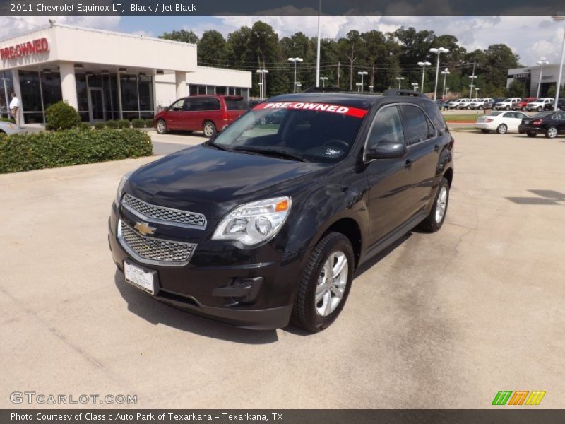 Black / Jet Black 2011 Chevrolet Equinox LT