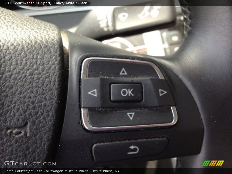 Candy White / Black 2010 Volkswagen CC Sport